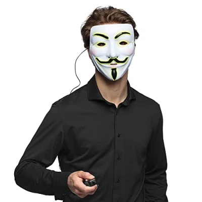 Afbeelding van Boland LED masker Protest Volwassenen