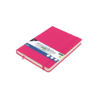 Afbeelding van Kangaro schetsboek A5 hot pink met elastiek en lint K 861290