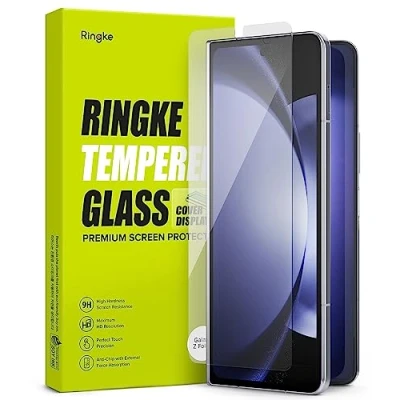 Afbeelding van Ringke Telefoonhoesje van gehard glas voor Samsung Galaxy Z Fold 5 (2023), displaybeschermfolie glas, hardheid 9H, transparant