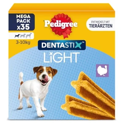 Afbeelding van Multipack (70 stuks) Pedigree Dentastix Light: Dental Chews voor kleine honden (5 10kg) hondensnacks