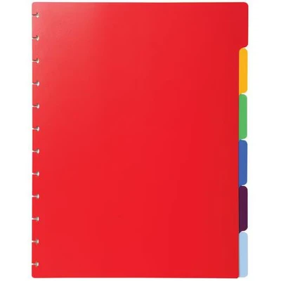 Image de Intercalaires polypropylènes couleurs pour porte vues à anneaux