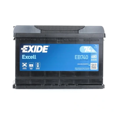Afbeelding van EXIDE EXCELL EB740 Accu 12V 74Ah 680A B13 CITROËN: C4 I Hatchback, C6 Saloon, Xsara VOLKSWAGEN: GOLF 6, Passat B5 GP Estate, Amarok Pickup