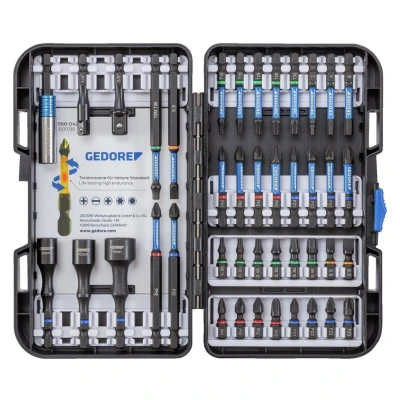 Afbeelding van Gedore Torsiebit Set 1/4&quot;, Sl+Pr+Ph+Pz+Tx, 42 Dlg.