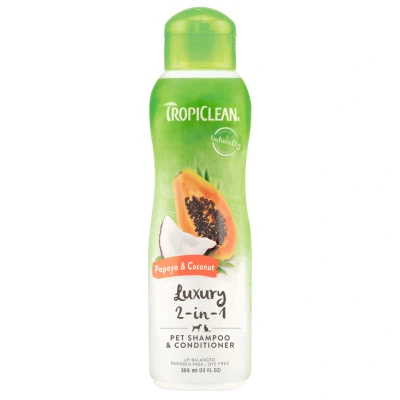 Afbeelding van Tropiclean Luxury Shampoo 2 In 1 Hondenvachtverzorging 355 ml