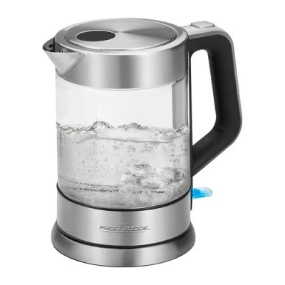 Image de ProfiCook PC WKS 1107 G Bouilloire 1.5 litres 2.2 kWatt inox/noir