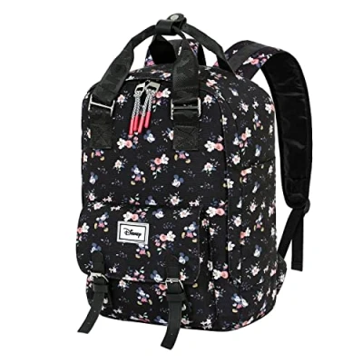 Afbeelding van Disney Mickey Mouse Nature Rugzak, zwart., Peach rugzak 36 cm