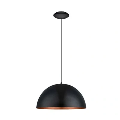Afbeelding van EGLO Gaetano 1 Hanglamp E27 Ø 53 cm Zwart/Koper