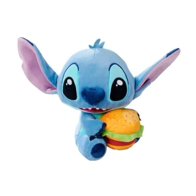 Afbeelding van Pluche Disney Stitch met hamburger (25cm) 6315870513NPB