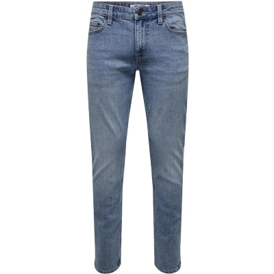 Afbeelding van ONLY &amp; SONS ONSLOOM SLIM LB 2529 PIM DNM NOOS Heren Jeans Light Blue Denim