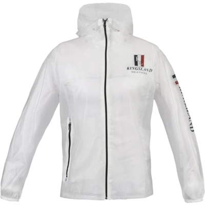 Afbeelding van Kingsland Classic regenjas voor dames of herensex wit maat:s