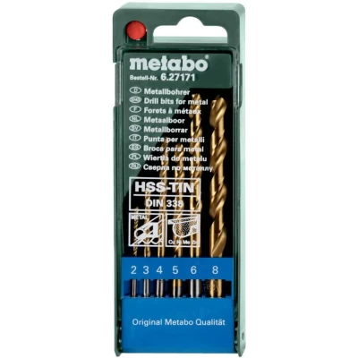 Afbeelding van Metabo 627171000 Metaal spiraalboorset 6 delig 1 stuk(s)