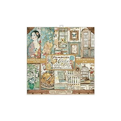 Afbeelding van Stamperia Atelier des Arts 8x8 Inch Paper Pack (SBBS33)