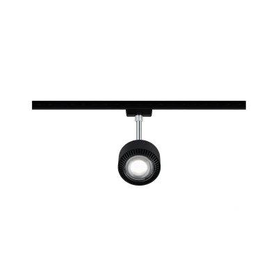 Afbeelding van Paulmann URail Aldan LED spot railverlichting zwart mat 2700K 9W