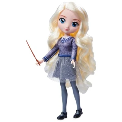 Afbeelding van Luna Lovegood Wizarding World 6061838 Pop, 20 cm, met toverstaf en Hogwarts uniform speelgoed voor kinderen vanaf 5 jaar
