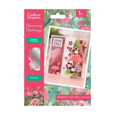 Afbeelding van CC Flamazing Flamingos Snijmal Majestic Flamingo
