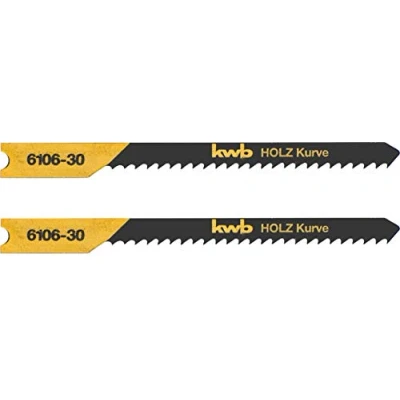 Afbeelding van KWB Decoupeerzaagbladen Bocht Hout 6106 30