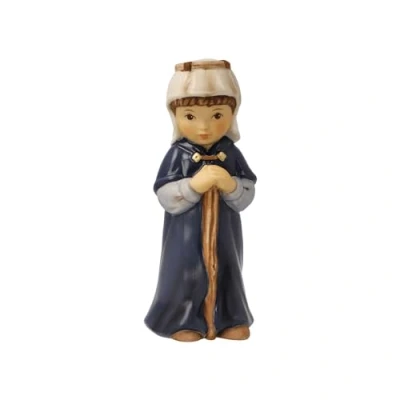 Afbeelding van Goebel Kerst Decoratief beeld / figuur kerststal Herder Aardewerk 11cm