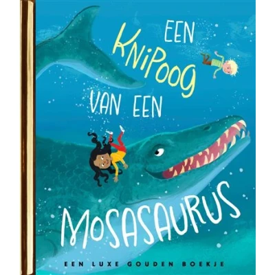 Image de een knipoog van mosasaurus