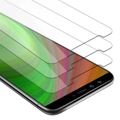 Afbeelding van Cadorabo 3x Screenprotector geschikt voor Honor 9 LITE Beschermende Pantser Film in KRISTALHELDER Getemperd (Tempered) Display beschermend glas 9H hardheid met 3D Touch