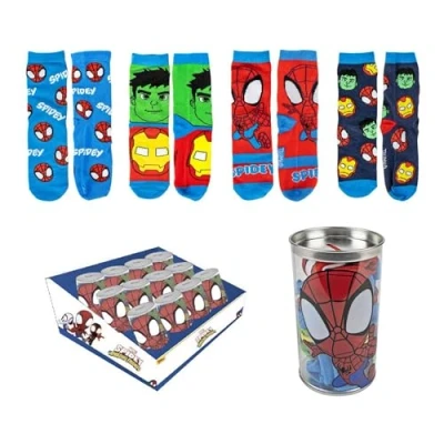 Afbeelding van Spidey and his Amazing Friends 4 Paar Sokken in Spaarpot