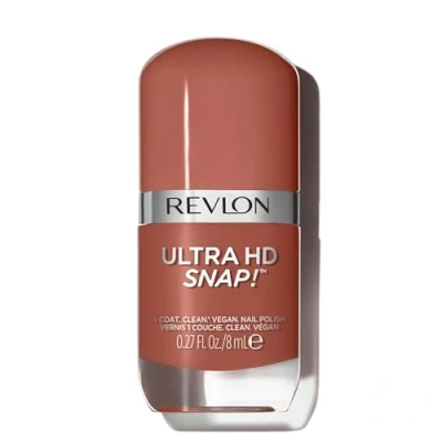 Image de Revlon, Ultra Hd Snap, VernisàOngles 100 pourcentage Vegan, 78 d&#039;Ingrédients d&#039;Origine Naturelle, Formule Intense, Brillante et Fortifiante, N013 Basic, 8 Ml