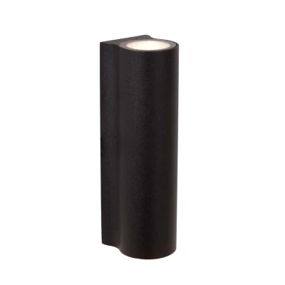 Afbeelding van Lucide AKRA Wandlamp Binnen/Buiten LED 2x6,5W 2700K IP54 Zwart