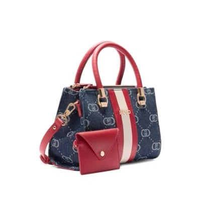 Afbeelding van Borsa Liu jo Manhattan Satchel S Blue Denim BS25LJ121 AA5163 D3200, Jeansblauw, Eén maat