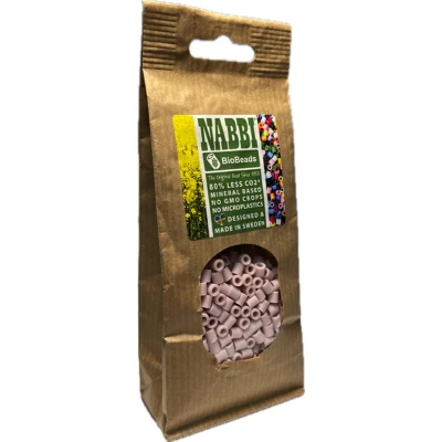 Afbeelding van Nabbi biobeads strijkkralen lichtroze 1000st