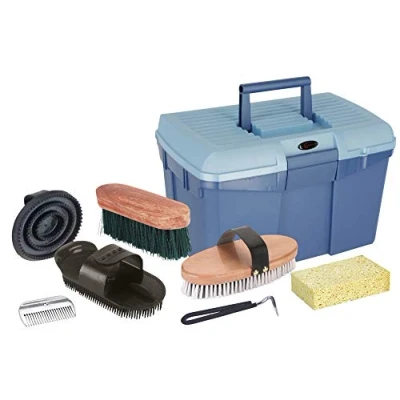 Image de Kerbl Boîte de Pansage Complet Bleu