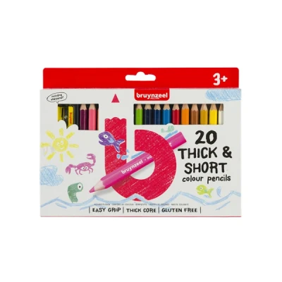 Image de Bruynzeel 20 court épais c. crayons 6011