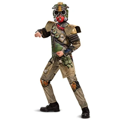Afbeelding van Disguise Apex Legends Classic Muscle Bloodhound Kostuum, uniseks, kinderen, 1 stuk, Bloedhond, XL