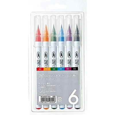 Afbeelding van Set Real Brush 6 pcs