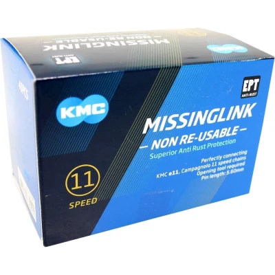 Afbeelding van KMC Sluitschakel MissingLink 11NR EPT zilver 5.65mm 11v(40)