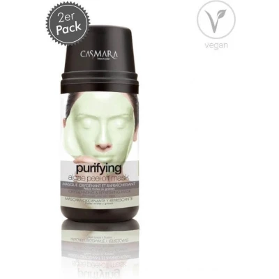 Afbeelding van CASMARA PURIFYING ALGAE PEEL OFF Mask Alle huidtypes Gezichtsmasker Unisex formule Gel met powder 2 + 1 Oxygenating and Refreshing Ampoule 4 ml.