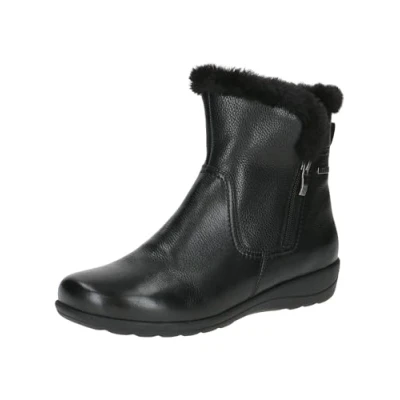Afbeelding van Caprice Damen Warmfutter mit flacher Sohle Reißverschluss Schwarz (BLACK NAPPA), 40