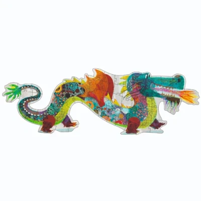 Afbeelding van Djeco vloerpuzzel leon de draak (58st)