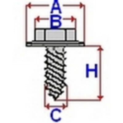 Afbeelding van Schroef ROMIX ROM 45195,10 stuks