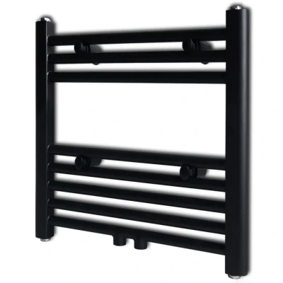 Afbeelding van Radiator / handdoekenrek recht 480x480 mm zwart
