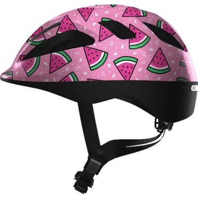 Afbeelding van Abus Smooty 2.0 kinderfietshelm Roze Watermeloen S