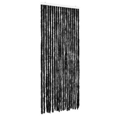Afbeelding van vidaXL Vliegengordijn 56x185 cm chenille antraciet