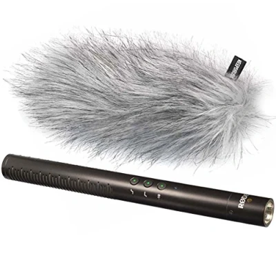 Afbeelding van Rode NTG 4 richtmicrofoon + bontkap Keepdrum WSWH
