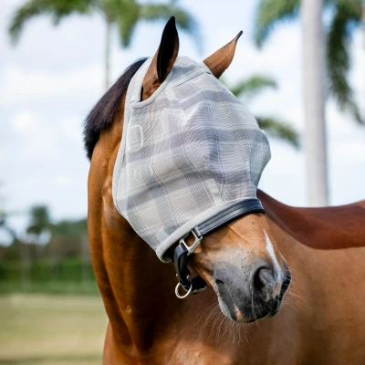Image de Horseware Masque Anti Mouches Newmarket sans Oreilles Witney CharcoalVendu par Agradi