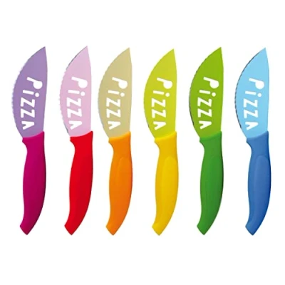 Afbeelding van Excelsa Brunch Time pizzamessenset, meerkleurig, 6 stuks