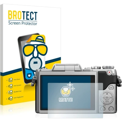 Afbeelding van BROTECT Screenprotector voor Panasonic Lumix DMC GF7 Folie Beschermfolie matte (2 Stuks)