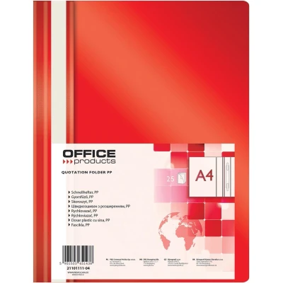 Afbeelding van OFFICE products snelhechtmap, rood 25 stuks