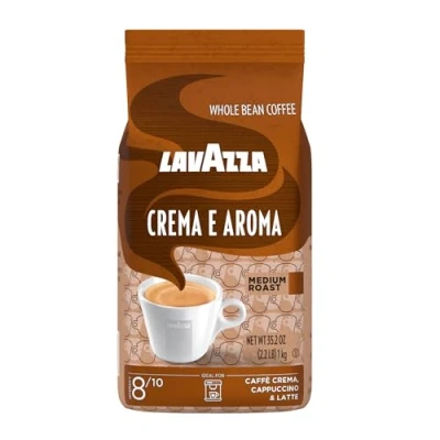 Afbeelding van Lavazza Aroma Roast Koffiebonen voor koffie, Crema e Ar Me, uniseks, 35,2 oz