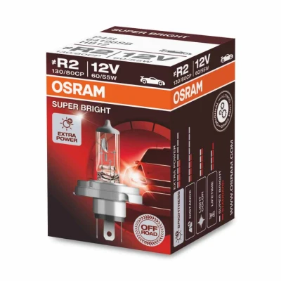 Afbeelding van Osram R2 Halogeenlamp 12V 60/55W P45t Super Bright Premium