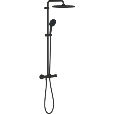 Afbeelding van GROHE QuickFix Vitalio Comfort 250 douchesysteem Wandmontage Waterbesparend Matte Black