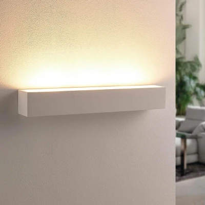Afbeelding van Lindby wandlamp 3lichts Gips H: 7.5 cm G9 wit