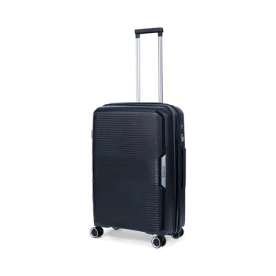 Afbeelding van TravelZ Swinger middenmaat koffer 67cm met Expander Sterke Lichtgewicht Trolley 75 ltr TSA slot Zwart